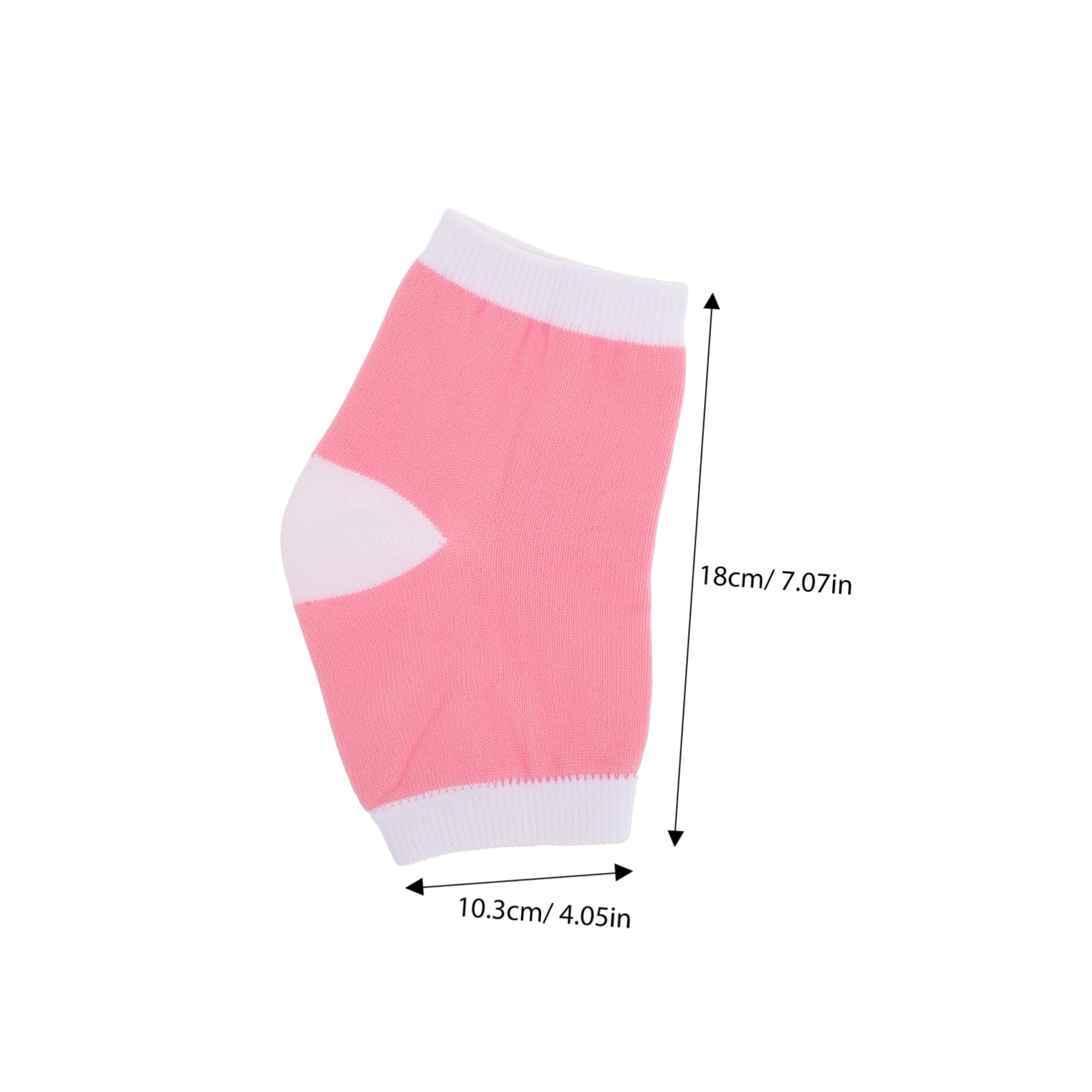 Homoyoyo 2 Pairs Breathable Heel Socks for Men and Women Moisturizing Short Socks with Mesh Design Heel Sleeves Soft Foot Care Protection