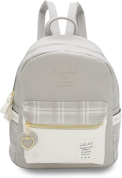 カノンコード カラーチェック ミニリュック リュック 小学生 女の子 子供 女子 Mssnk613 グレー Cqj3swr2c2 バッグ ランドセル Valleymill Com