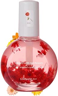 فوني زيت الزوائد اللحمية المعطر برائحة الورد، سيروم لنمو الاظافر واصلاحها، زيت مرطب مناسب للسفر مع فرشاة، علاج مغذي طبيعي للاظافر الجافة والصلبة والزوائد اللحمية، ترطيب يدوم طويلا