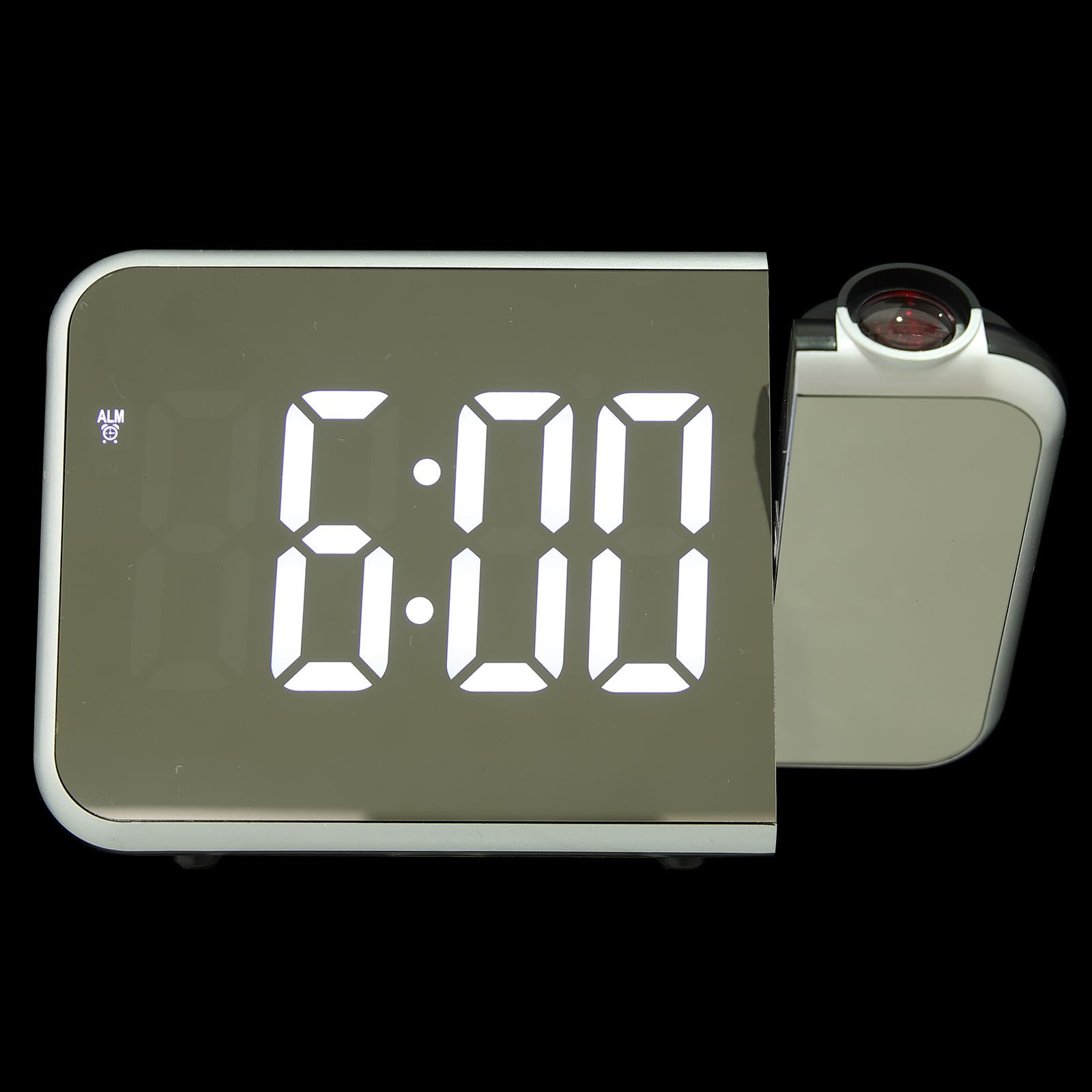Reloj despertador digital con proyección DOITOOL y pantalla LED de sobremesa