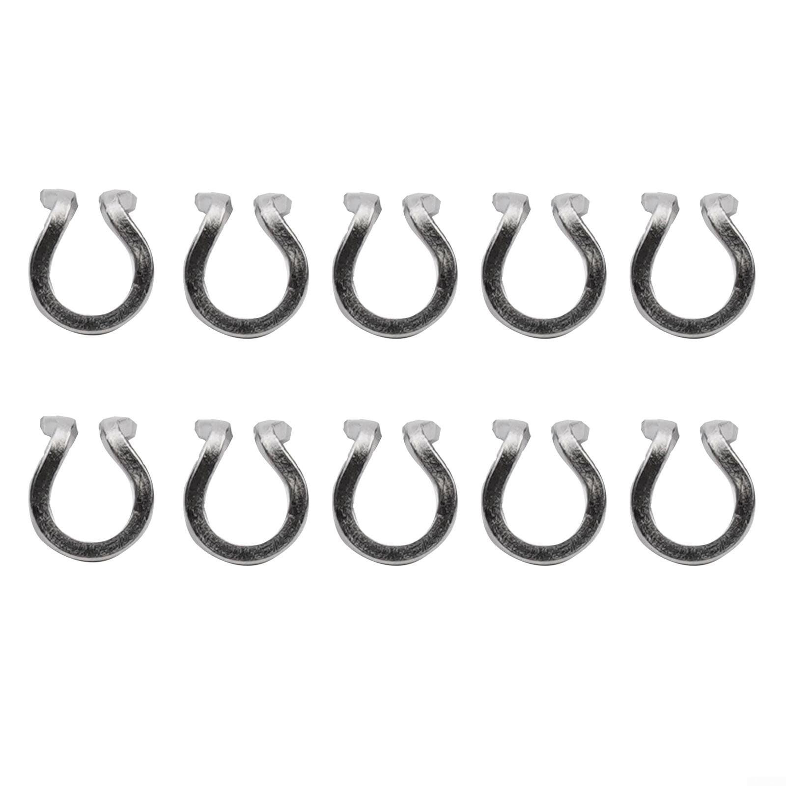 Fahrradzubehör Federclip-Set, kompatibel mit Shimano's, SLX und Modellen (Titan), 10-teilig