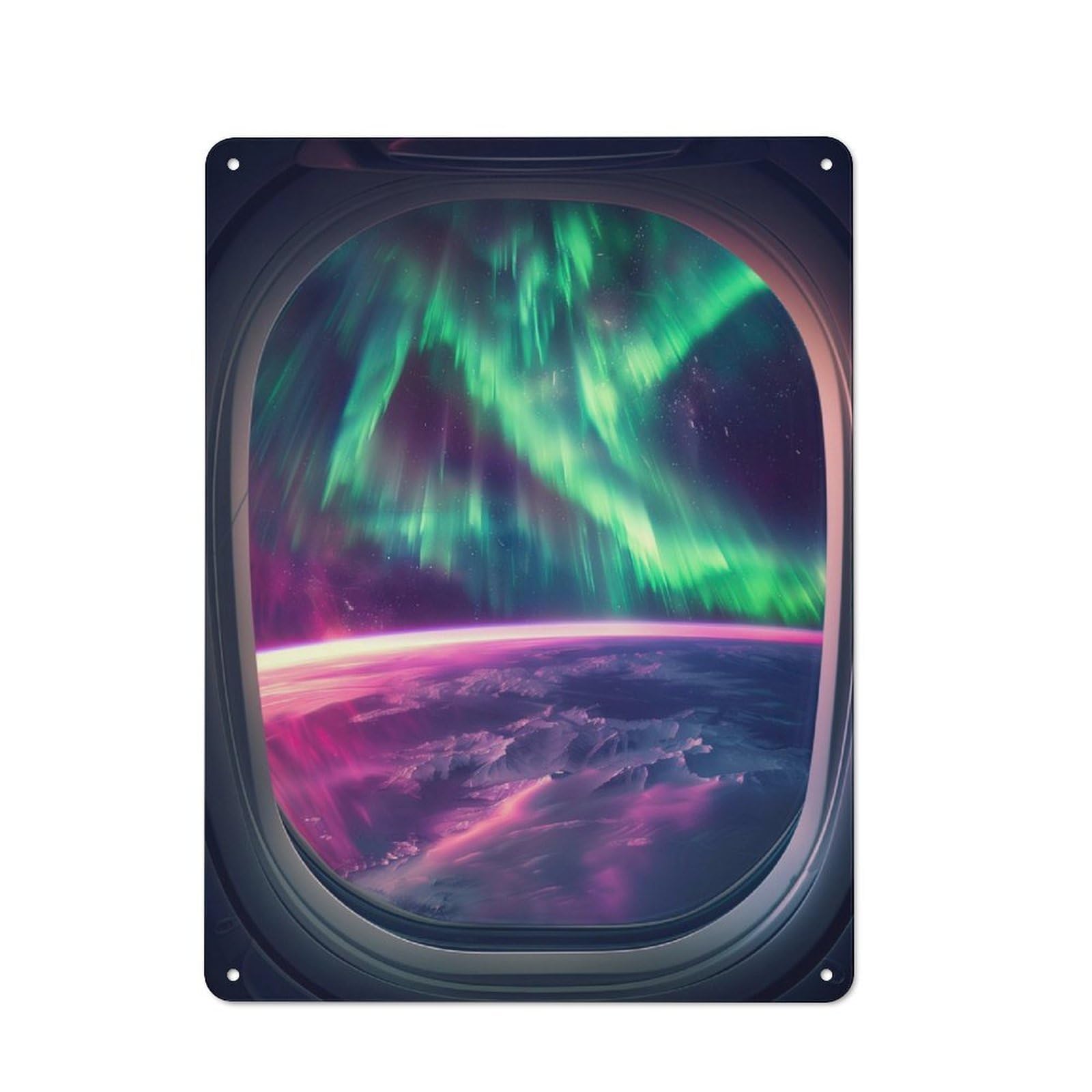 Junmoney Stellar Window Metal Sign 40X30cm With For Hallway Wall, Vintage Decor, For Garage, Workshop And Man Cave Decoration