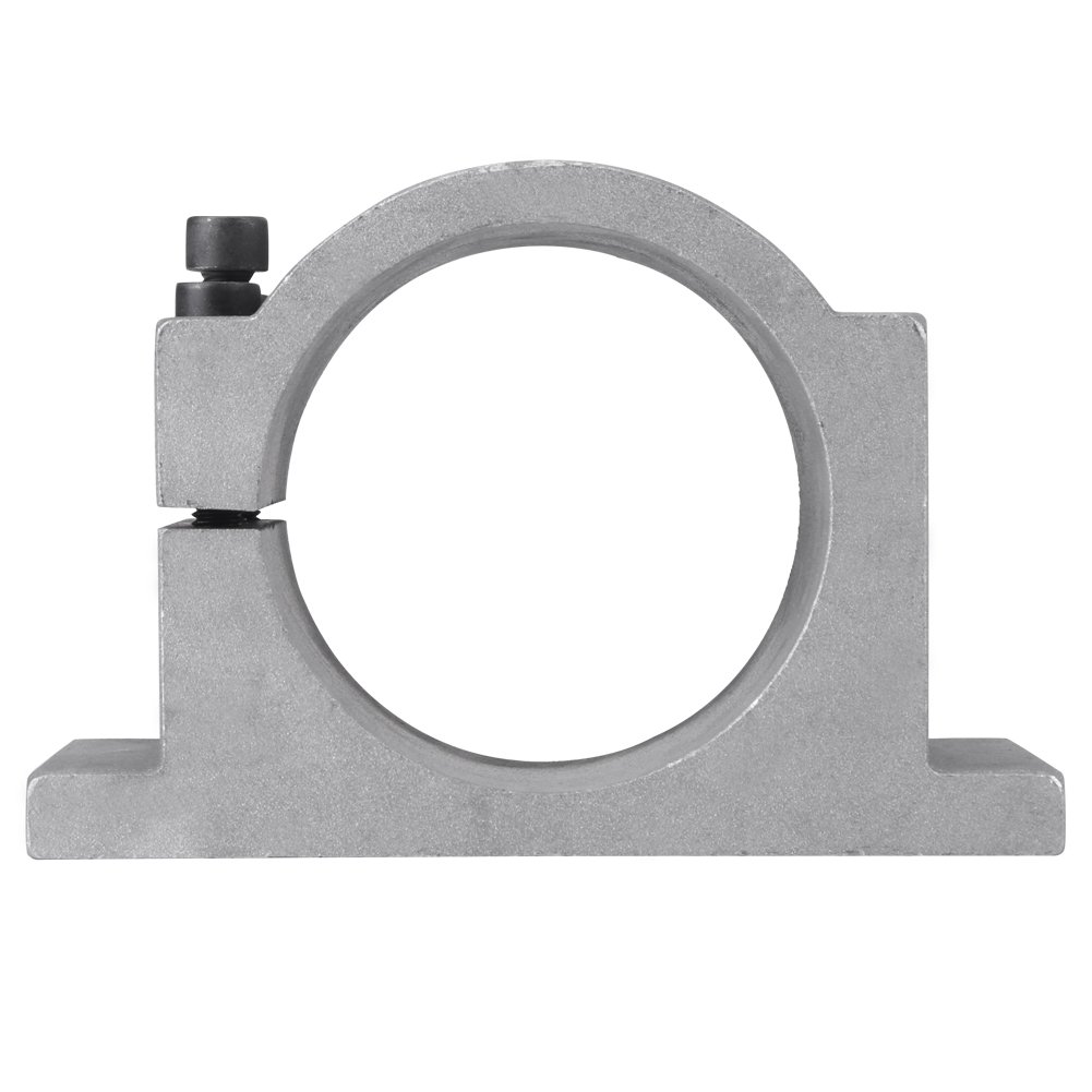 CNC, support de broche de fraisage, 80 mm de diamètre, pince de fixation en aluminium avec vis (80 mm)