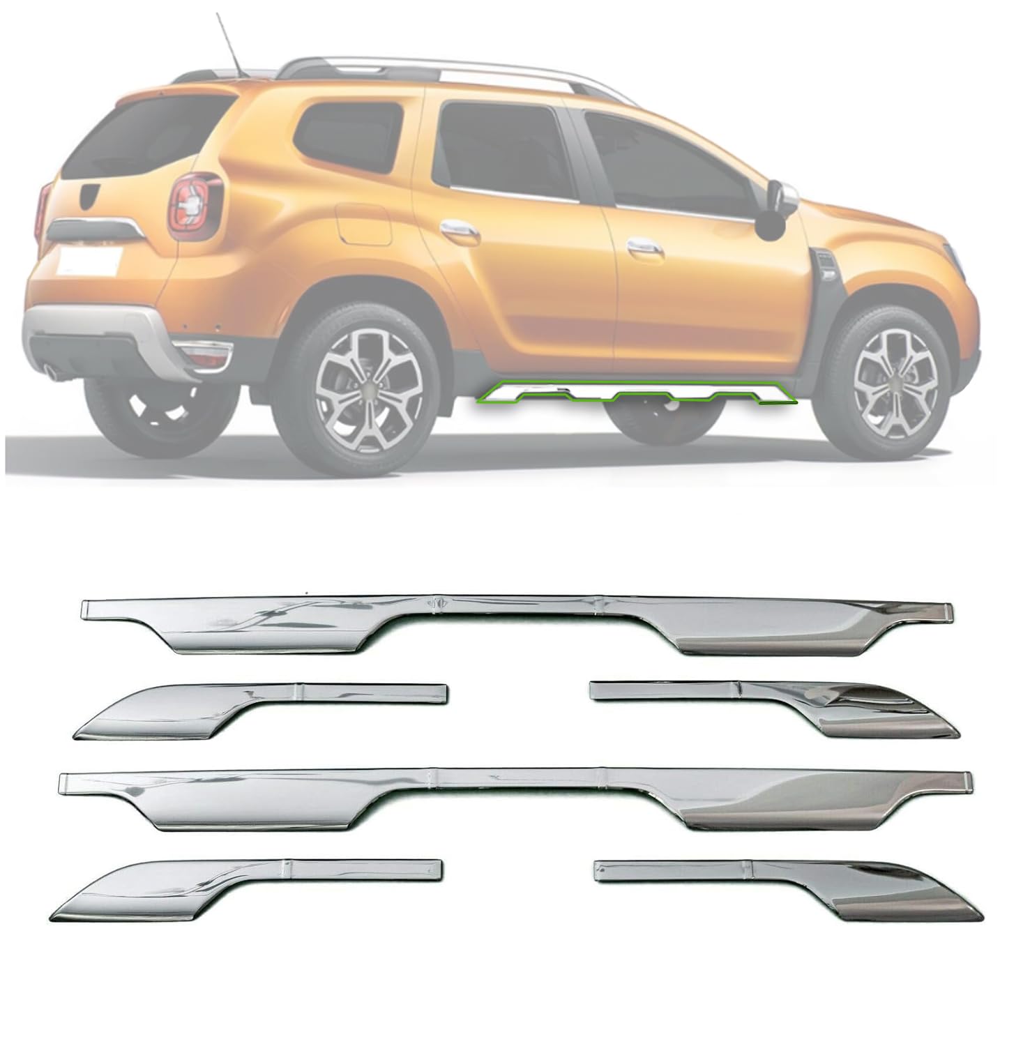 Deflettori Finestrini M Motos Deflettori Finestrini Dacia Duster II 2017-2024 - Protezione E Stile Accessori Dacia Duster - Foto 10