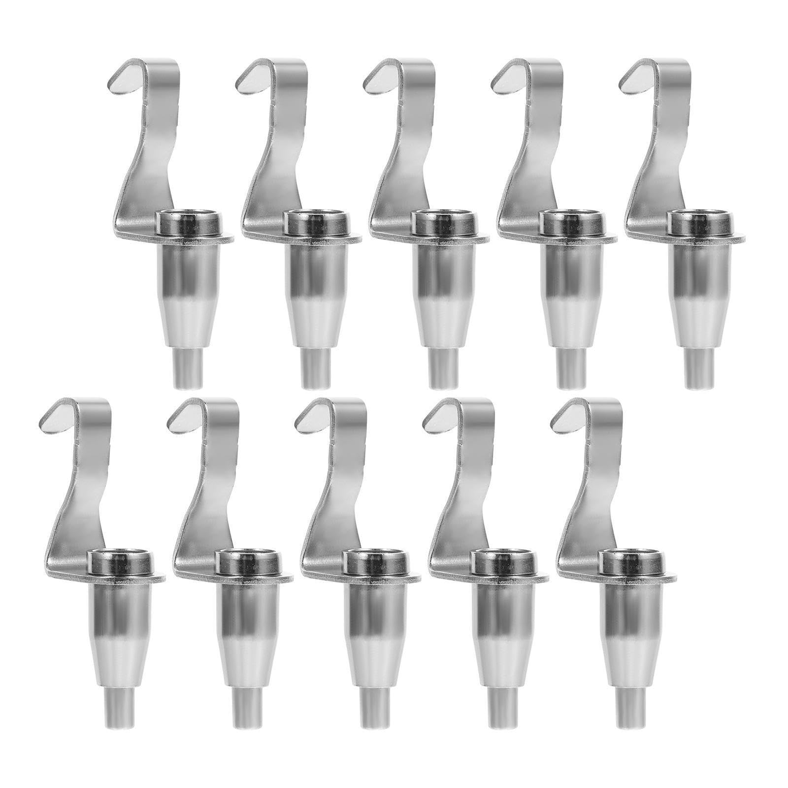 Pixzcsa Multipurpose Utility Adjustable Picture Frame Hangers Strong Load Capacity Premium Picture Rail Hangers Wire Rope Hanger Art Gallery Display Hooks