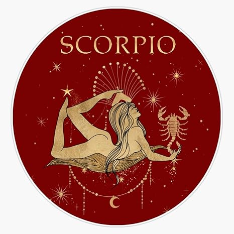 Scorpio Zodiac Woman Sticker Bumper Sticker Vinyl Decal 5