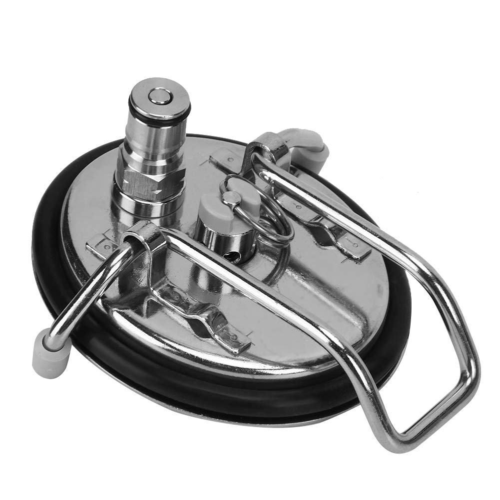 Kit de piedra de carbonatación de acero inoxidable de repuesto para tapa de barril de carbonatación Homebrew, carbonatación de fuerza rápida para barriles, elaboración casera,