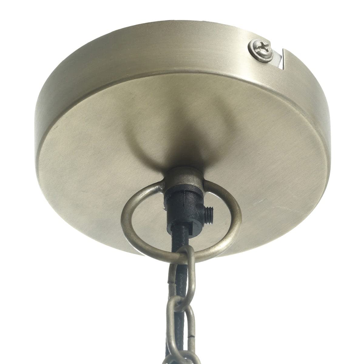 Lampe suspendue Ashter PTMD en fer laiton de 53 cm de hauteur