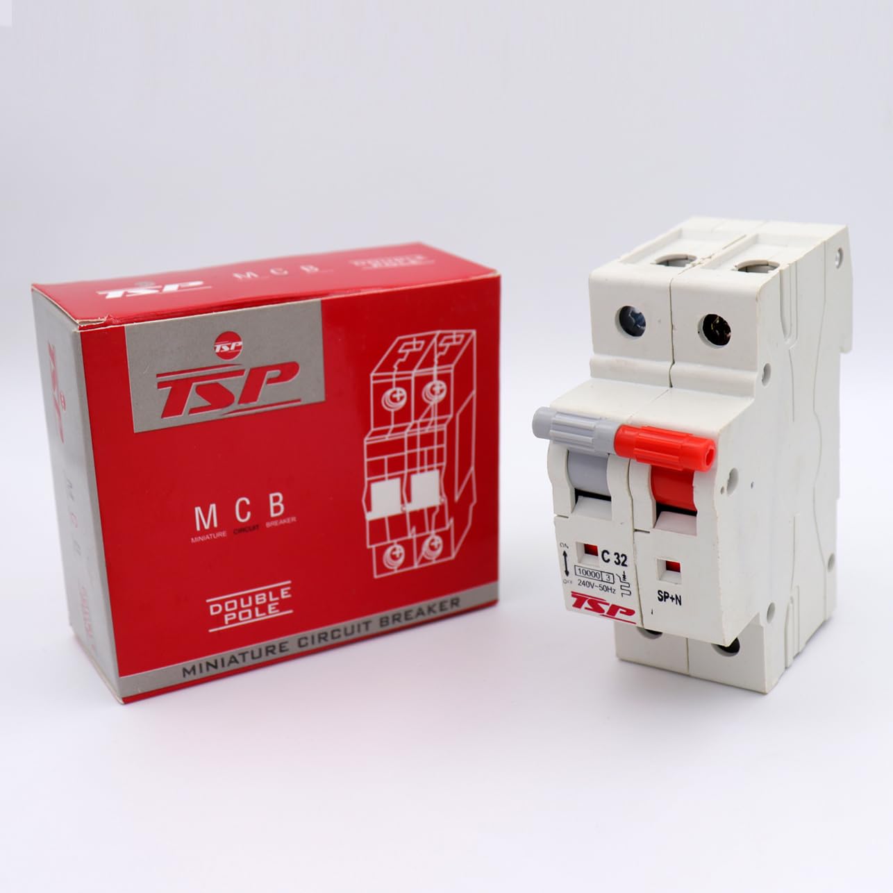 WINGWON Electric ACT 9 32A 2 Pole MCB Miniature Circuit Breaker (Multicolour, ACT 9 'C' CURVE) 45 3