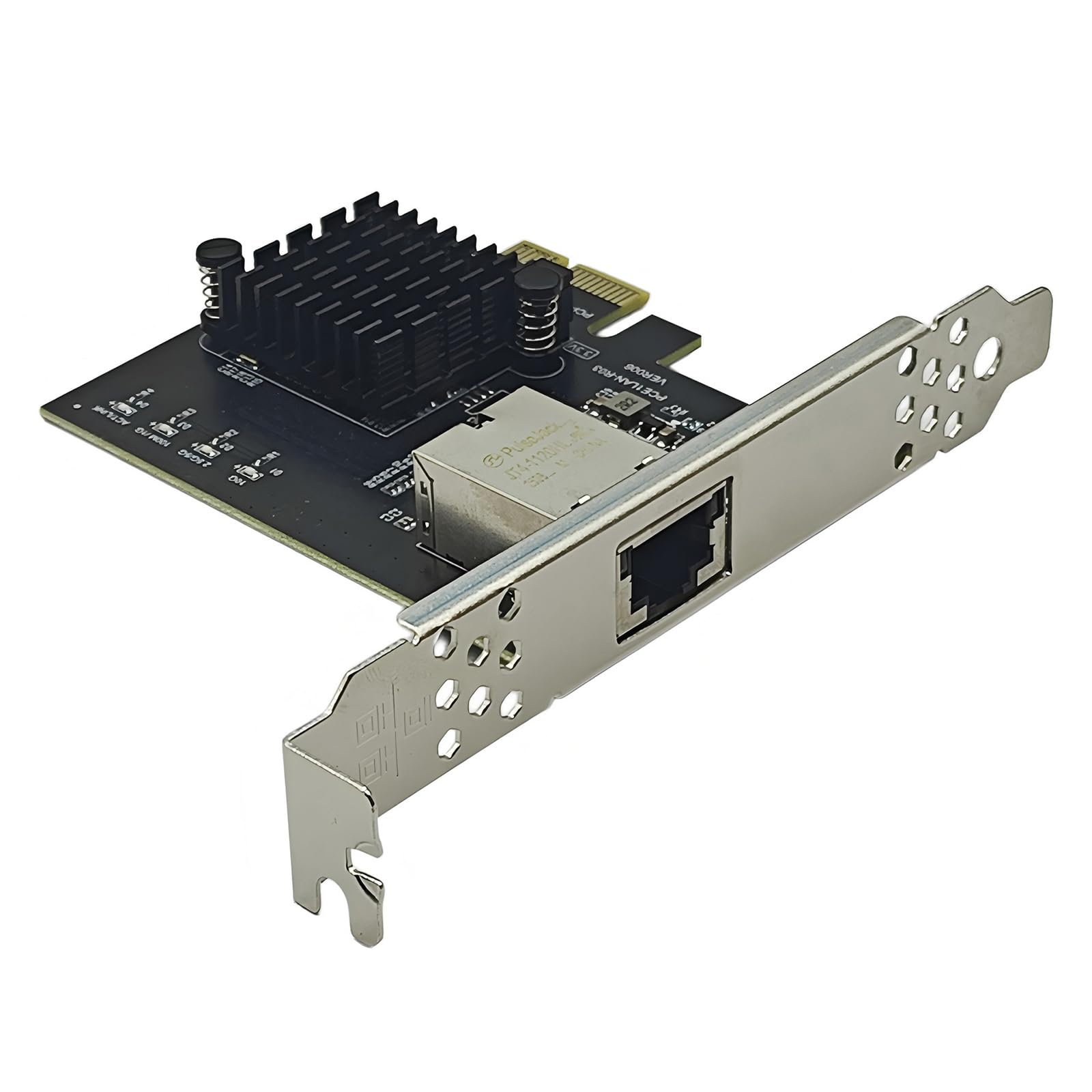 Scheda di rete 10Gbps PCIE4.0 1X Gigabit Scheda di rete 82574 Chip Card Porta RJ45 Adattatore elettrico 10000Mbps per Adattatore di Rete Desktop