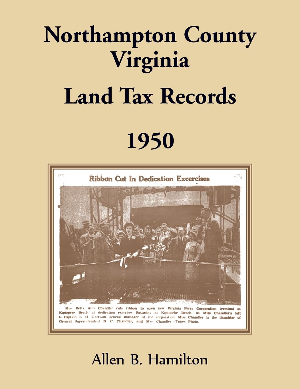 Northampton County, Virginia Land Tax Records, 1950