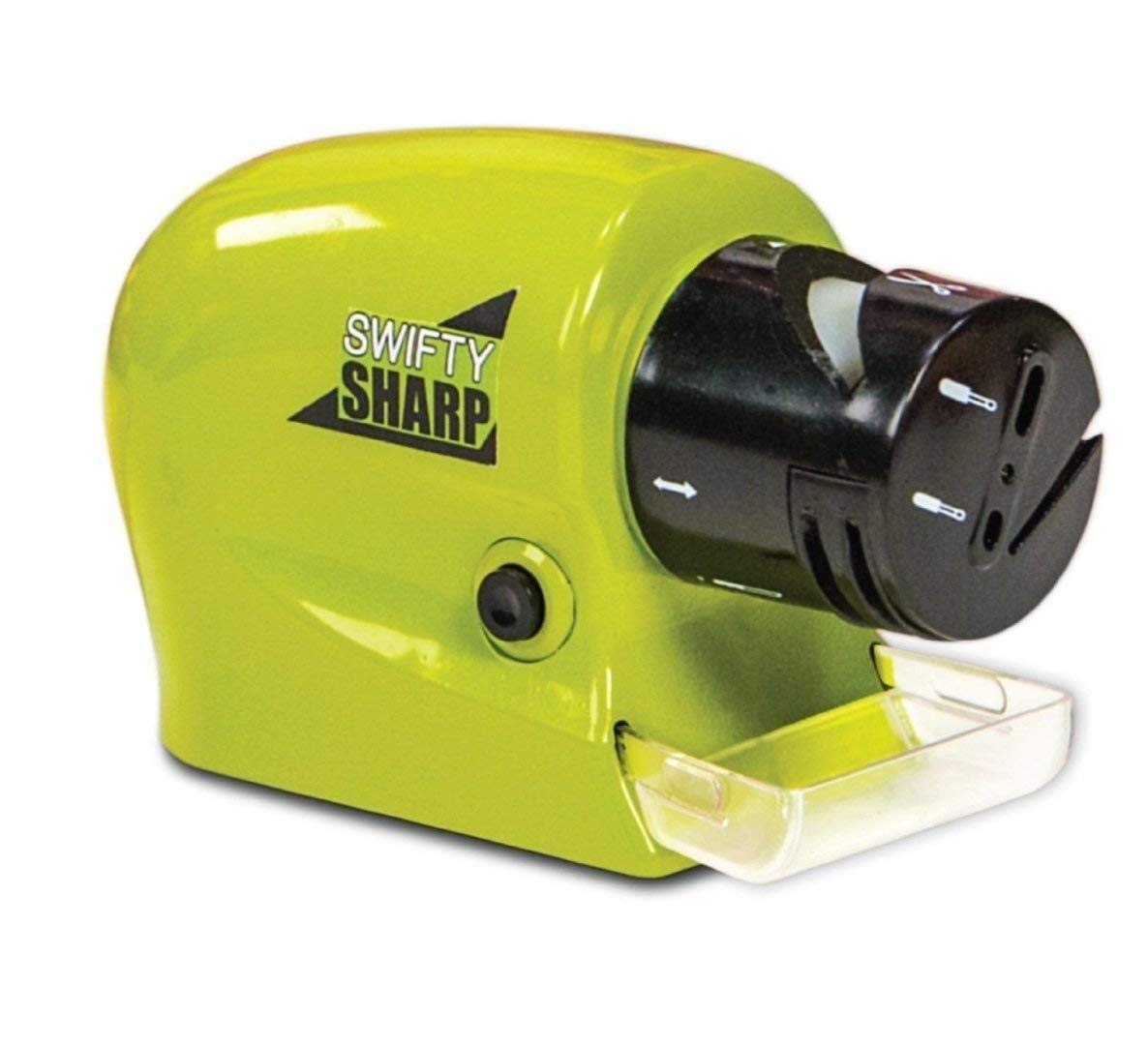 Upgraded version Swifty Sharp Professional Stone Motorized Knife Knives Sharpener for Home Kitchen Manual Sharpening Tool Green Sharpener Swifty Wireless sharp.