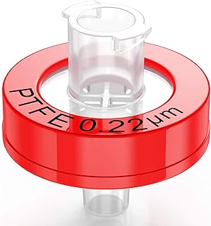 Syringe Filters,Syringe Filter PTFE,13mm Diameter,0.22um Pore Size,Pack of 100,by Ks-Tek