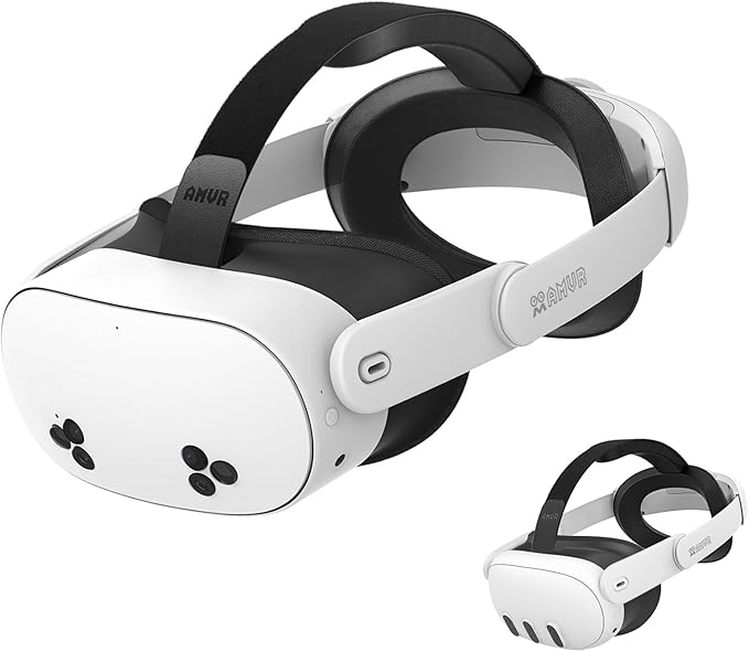 for quest 3S/quest 3 ヘッドストラップ クエスト3 エリートストラップ vr アクセサリー 顔のストレスを軽減し、調整可能なストラップがヘッドセット