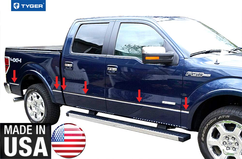 Body Panels Driver Side Rocker Panel For Ford F-150 Crew Cab 2009-2014 ...