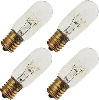 Industrial Performance 15T7N 120V, 15 Watt, T7, Intermediate Screw (E17) Base Tubular Light Bulb (4 Bulbs)