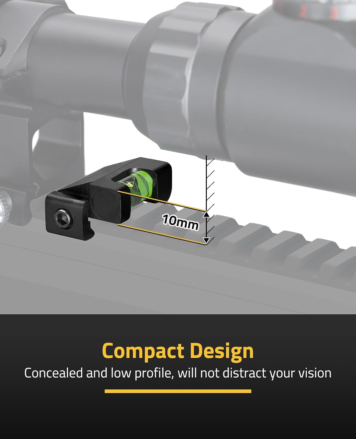 CVLIFE Scope Level Scope Leveling Kit Anti-Cant Scope Bubble Level Improves Accuracy