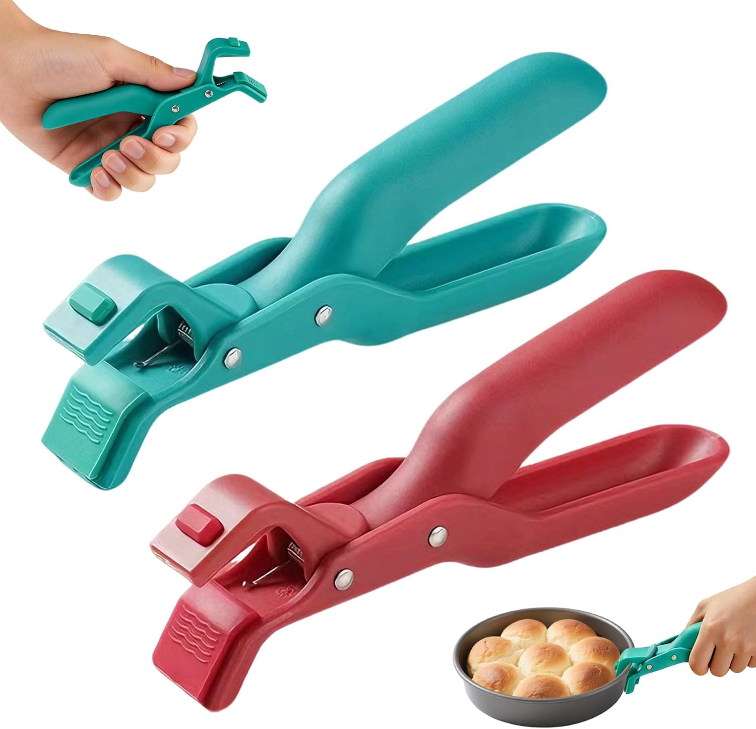 2 Pcs Multi-Function Anti-Scald Bowl Clip,Hot Plate Gripper,Silicone Anti Hot Plate Holder,Anti Scald Bowl Holder Clip,Plate Gripper,Bowl Holder For Air Fryer, Food Steamer, Oven, Microwave