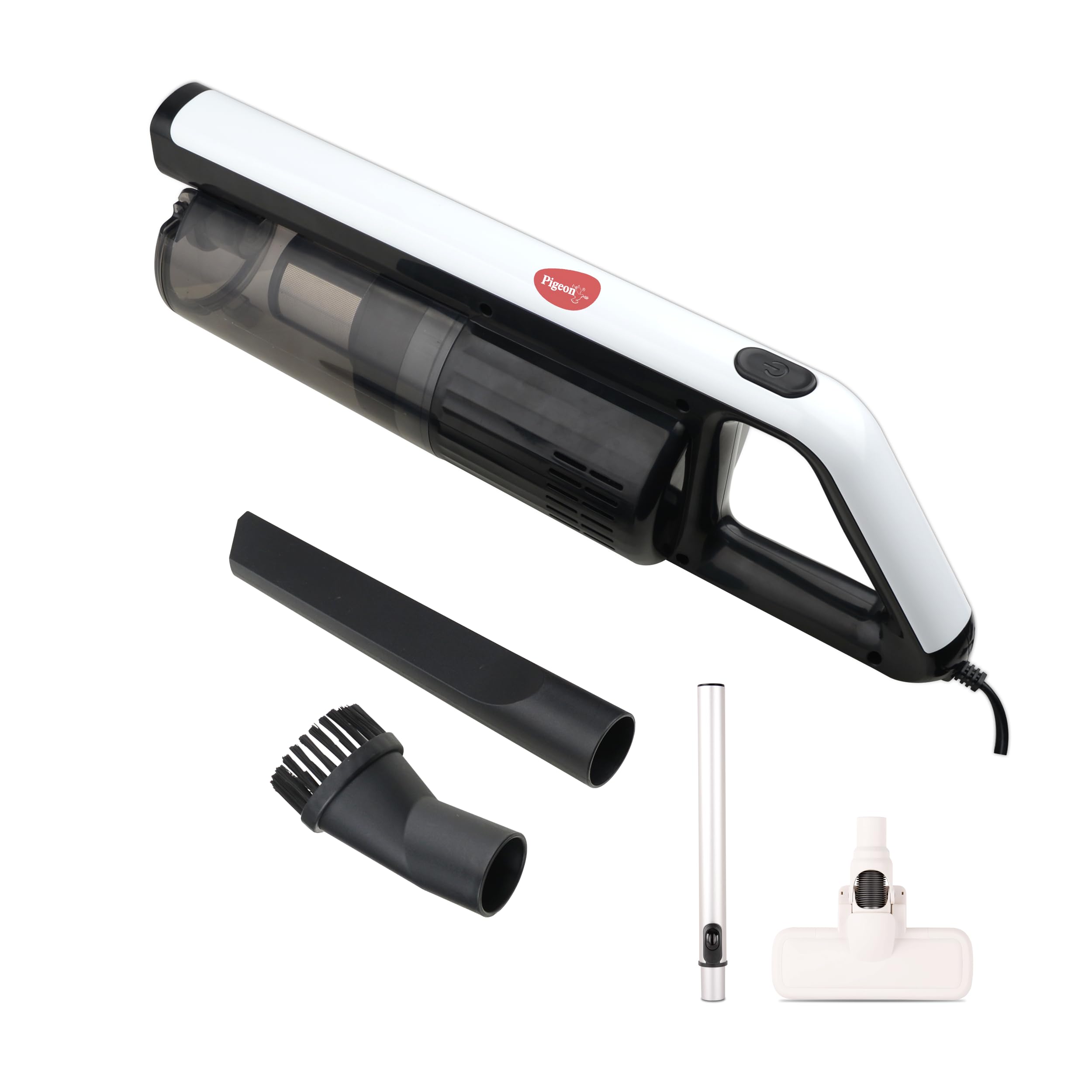 Pigeon by Stovekraft Airturbo Pro Handheld Dry Vacuum Cleaner for Home & Car | HEPA+STEELMESH FFT Technology Filter | 18 kPa Suction Power | 600W | Low Noise| 4 Accessories | 4.5M Long Wire-image-47