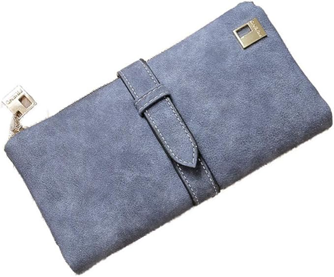 Andongnywell Clearance Womens Bifold Leather Wallets Ladies Wristlet