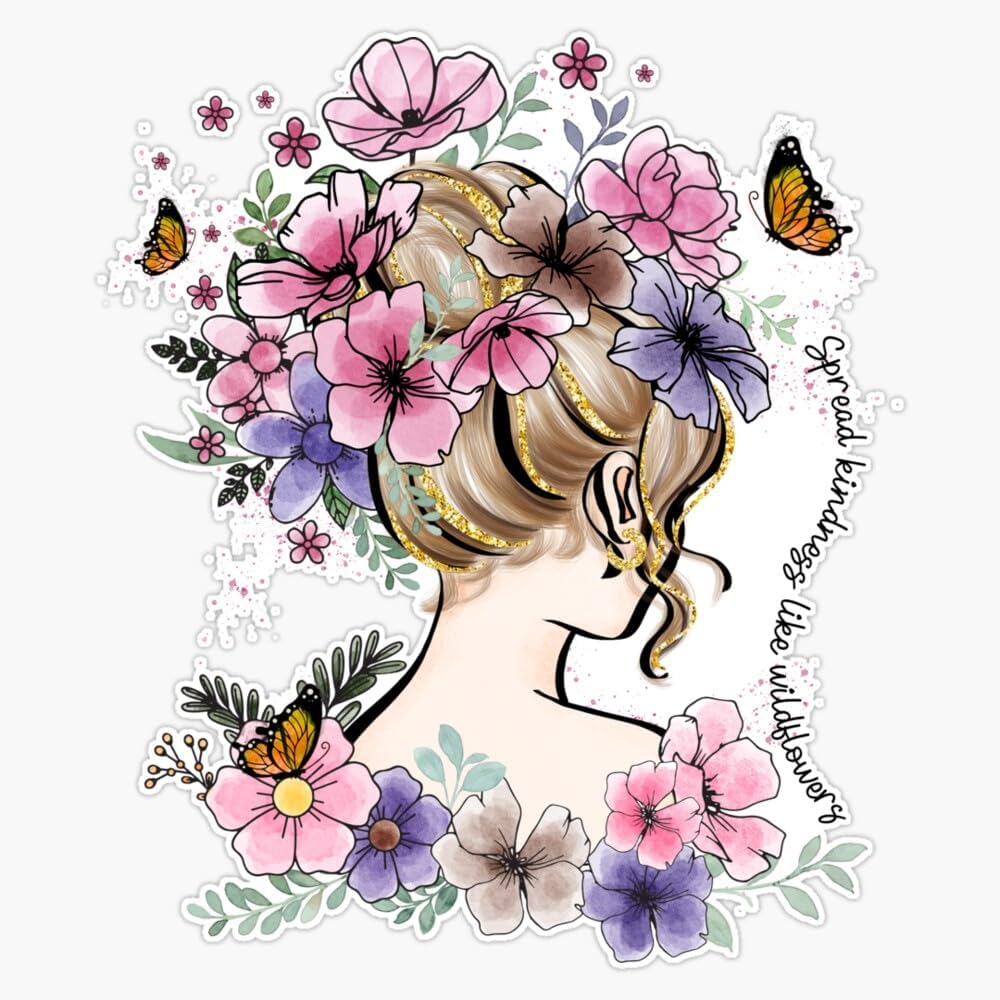 Bee Bumble and Kind Vintage Positivity Sticker Vinyl Waterproof Sticker Decal Car Bee Bumble and Kind Vintage Positivity Sticker Vinyl Waterproof Sticker Decal Car
