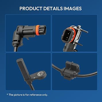 4PCS ABS Wheel Speed Sensor Front & Rear for Dodge for Chrysler | For 300 2005-2010 Challenger 2008-2010 / Charger 2006-2010 / Magnum 2005-2008 Replace OE 4779244AB & 4779246AC & 4779247AB