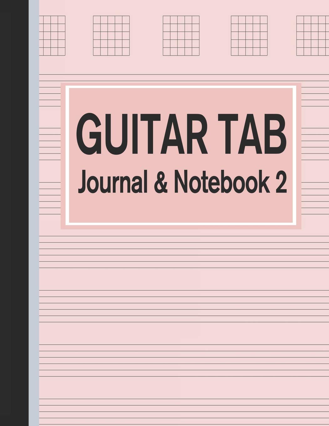 Guitar Tab Journal & Notebook 2: Tablature for Guitar Manuscript Red (Blank Music Paper)