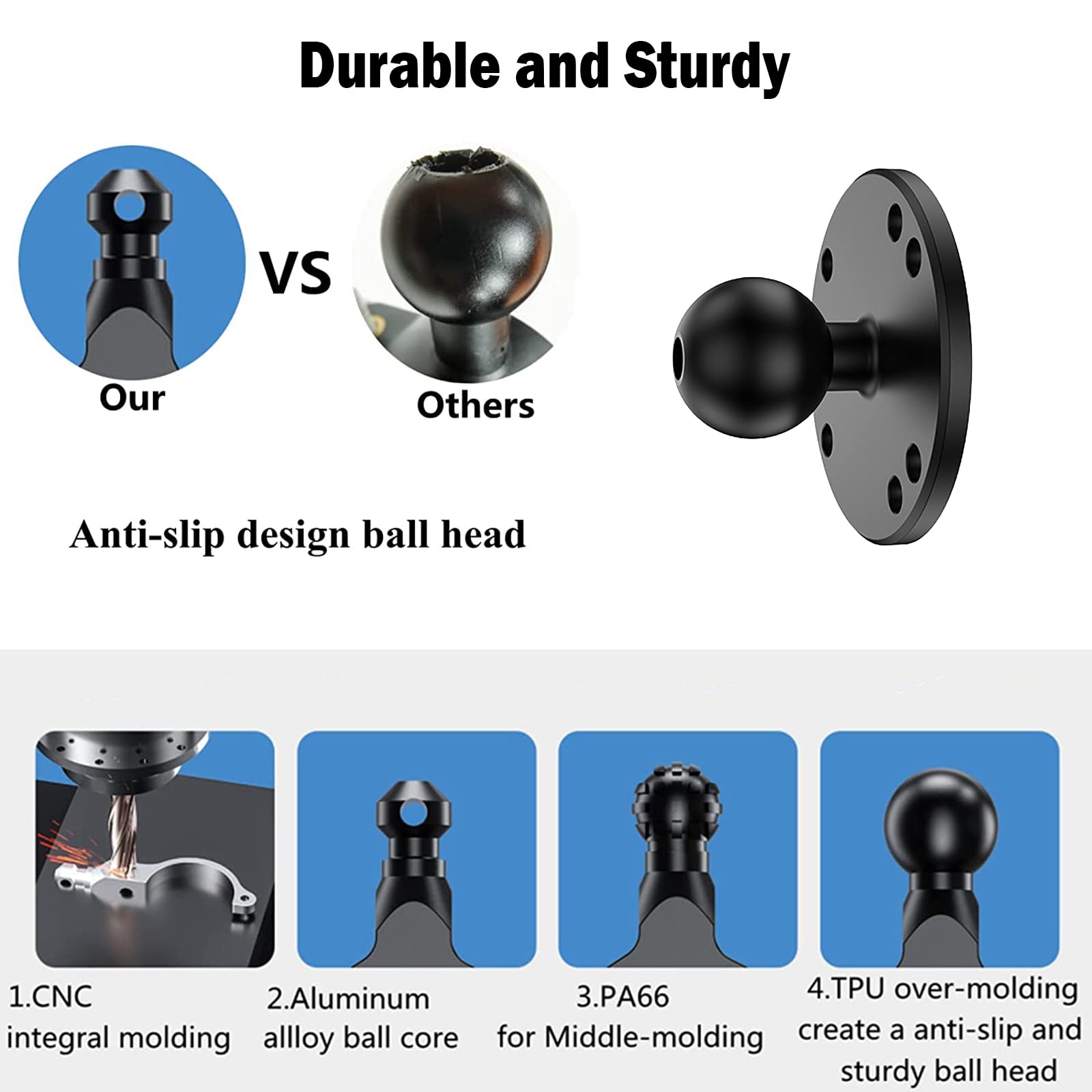 Testina a Sfera per Auto RC, Testa a Sfera con Attacco a Snodo M4 10PCS Compatibile con il Cingolo per Auto RC Axial SCX 1/10(Dritto Testina a Sfera per Auto RC, Testa a Sfera con Attacco a Snodo M4 10PCS Compatibile con il Cingolo per Auto RC Axial SCX 1/10(Dritto