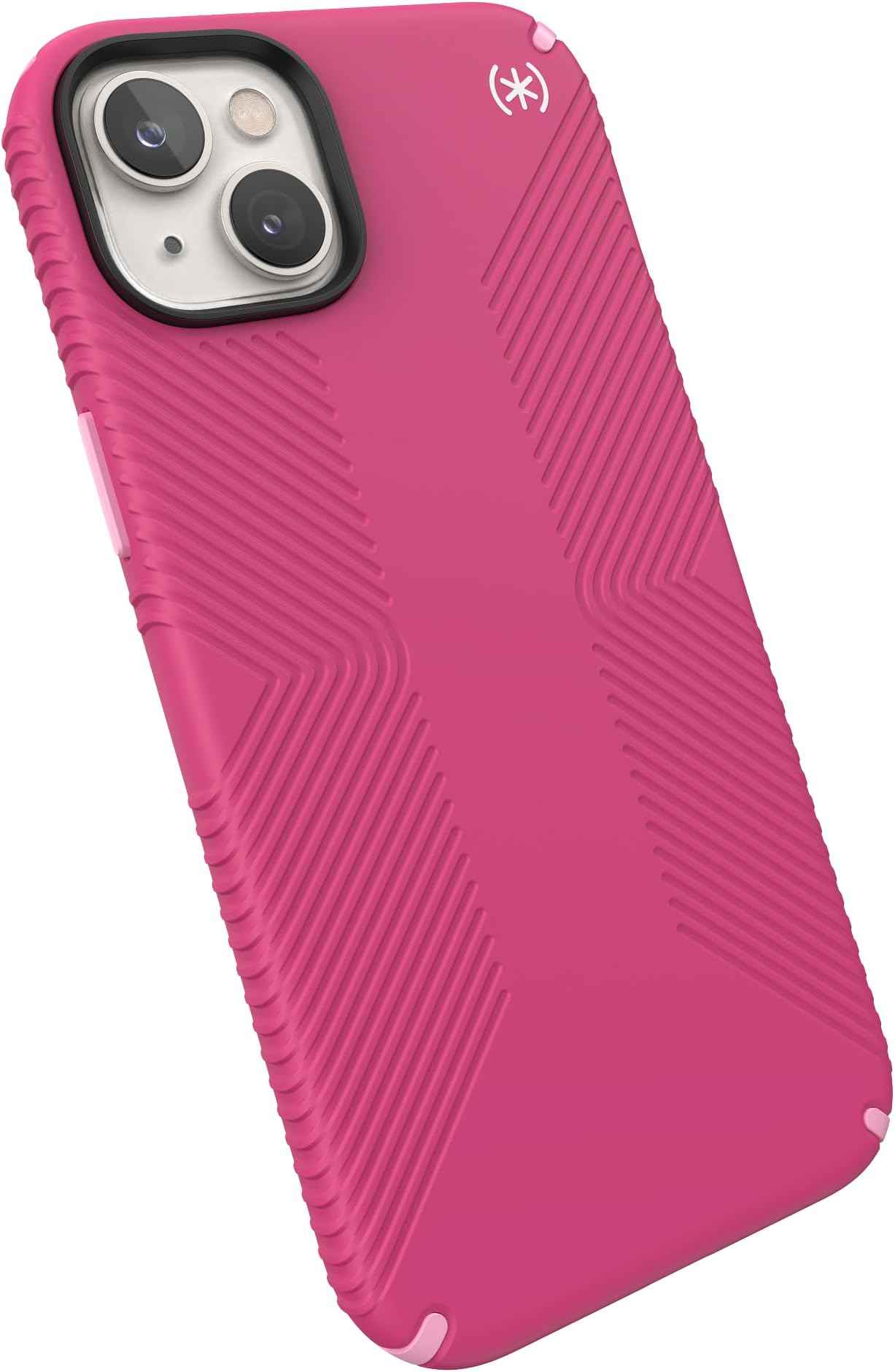 iPhone 14 Plus Case - Drop Protection, Scratch Resistant, Dual Layer Slim Phone Case for 6.7 Inch iPhones 14 Plus - Built for MagSafe - Presidio2 Grip - Digital Pink/Blossom Pink/White
