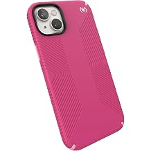 Speck iPhone 14 Plus Case - Drop Protection, Scratch Resistant, Dual Layer Slim Phone Case for 6.7 Inch iPhones 14 Plus - Built for MagSafe - Presidio2 Grip - Digital Pink/Blossom Pink/White