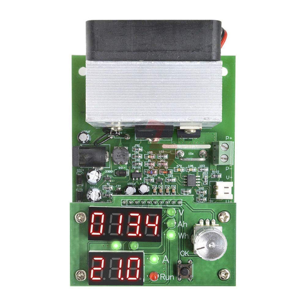 9.99A 60W 30V Constant Current LED Digital Electronic Load 18650 Lithium Lipo Lead Acid Battery Capacity Discharge Meter Tester