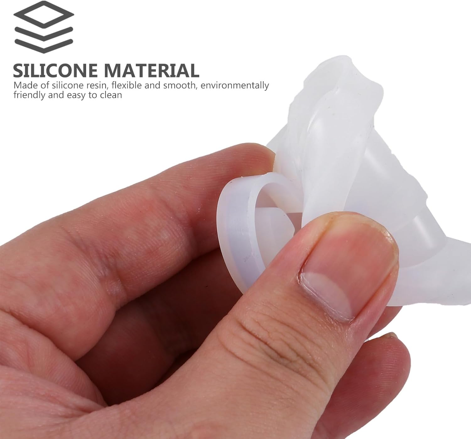 Silicone Key Chain Mold Kit 9pcs for DIY Crafters