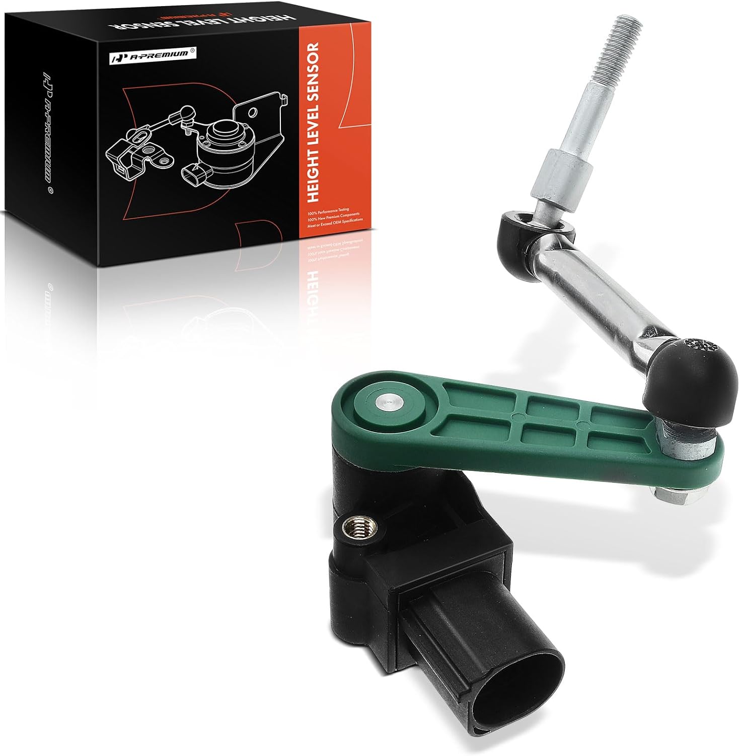 A-Premium Ride Height Level Sensor Compatible with Tesla S 2012 2013 2014 2015 2016, ELECTRIC, Rear Left or Right, Replace# 1004173-00-A, 100417300A