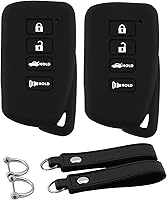 Vista 25 de Funda para Llavero de Silicona para Auto Compatible con Ford F150 Explorer Mustang Edge, para Lincoln MKZ MKX MKC con 5 Botones, Protector Completo