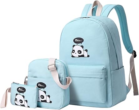Panda backpacks for school Clearance