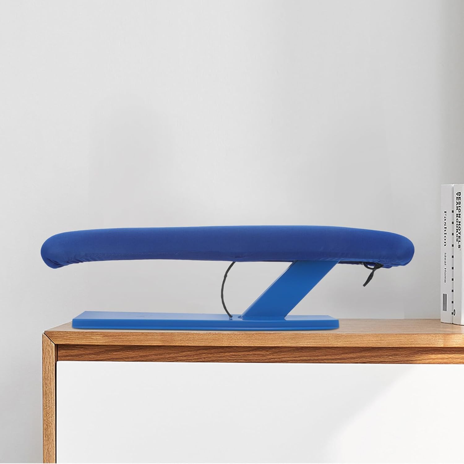 Long Household Ironing Board Tabletop with Nonslip Base Compact Portable Space-Saving Design Sturdy Wooden Fabric Construction for Clothes Ironing Accessories