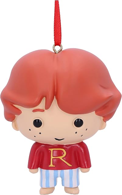 Nemesis Now Harry Potter Ron Hanging Ornament, Red, 7.5cm