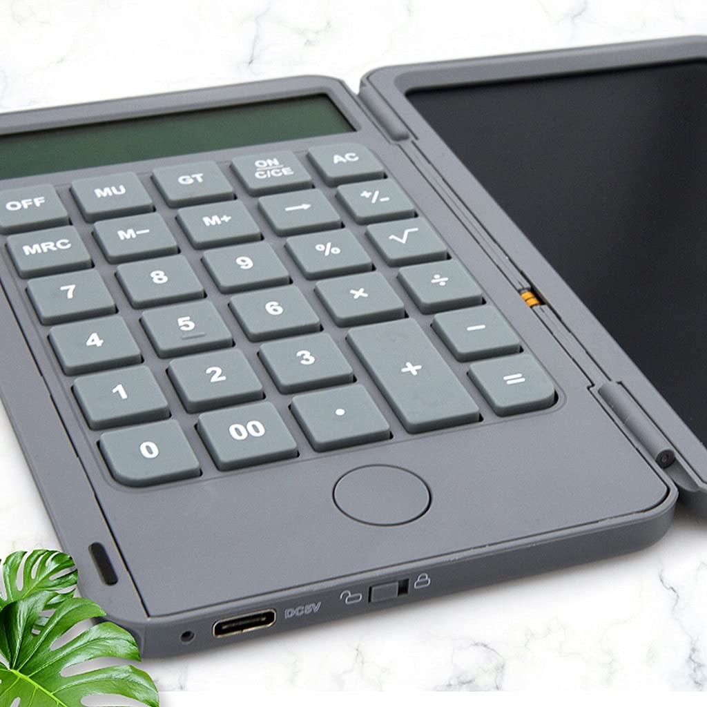 Calcolatrice Scrittura Tablet Tablet Smart Graphics Grafica a Mano Tabella tavola da Disegno tavoletta Senza Carta con Ricaricabile(C)