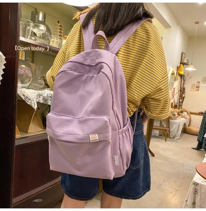 Image of MIPPO Backpack for School | Large Capacity Aesthetic Backpack for Teen Girls | Stylish & Durable College Bag