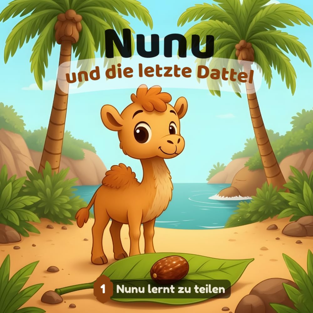 Nunu und die letzte Dattel: Ein islamisches Kinderbuch über das Teilen – Für eine starke Identität und Werte im Alltag (inkl. Hörbuch & Ausmalbilder) (Nunu, das kleine neugierige Kamel)