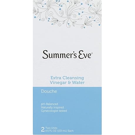 Douche Cleanse with Summer's Eve Extra Cleansing Vinegar Douche