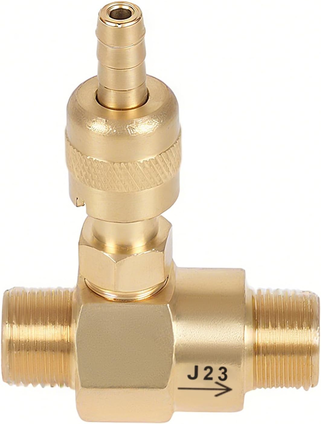 2-3 GPM Pressure Washer Chemical Injector 100774 for General Pump Power Washer Downstream Injector 1.8mm Orifice Max 4500 PSI for 3/8" NPT-M High Draw to 20%