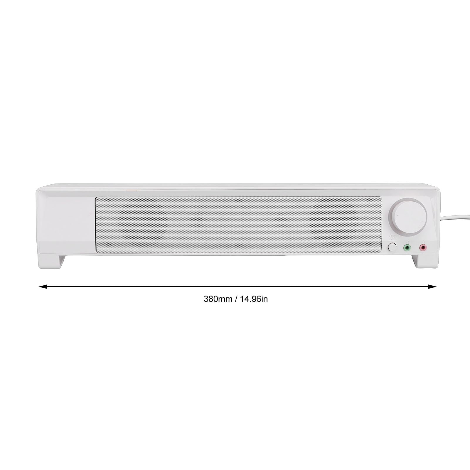Dilwe Altoparlante USB per Computer, Suono 3D con Microfono, Illuminazione Romantica per Bassi da Scrivania, Adatto per L'audio del Computer