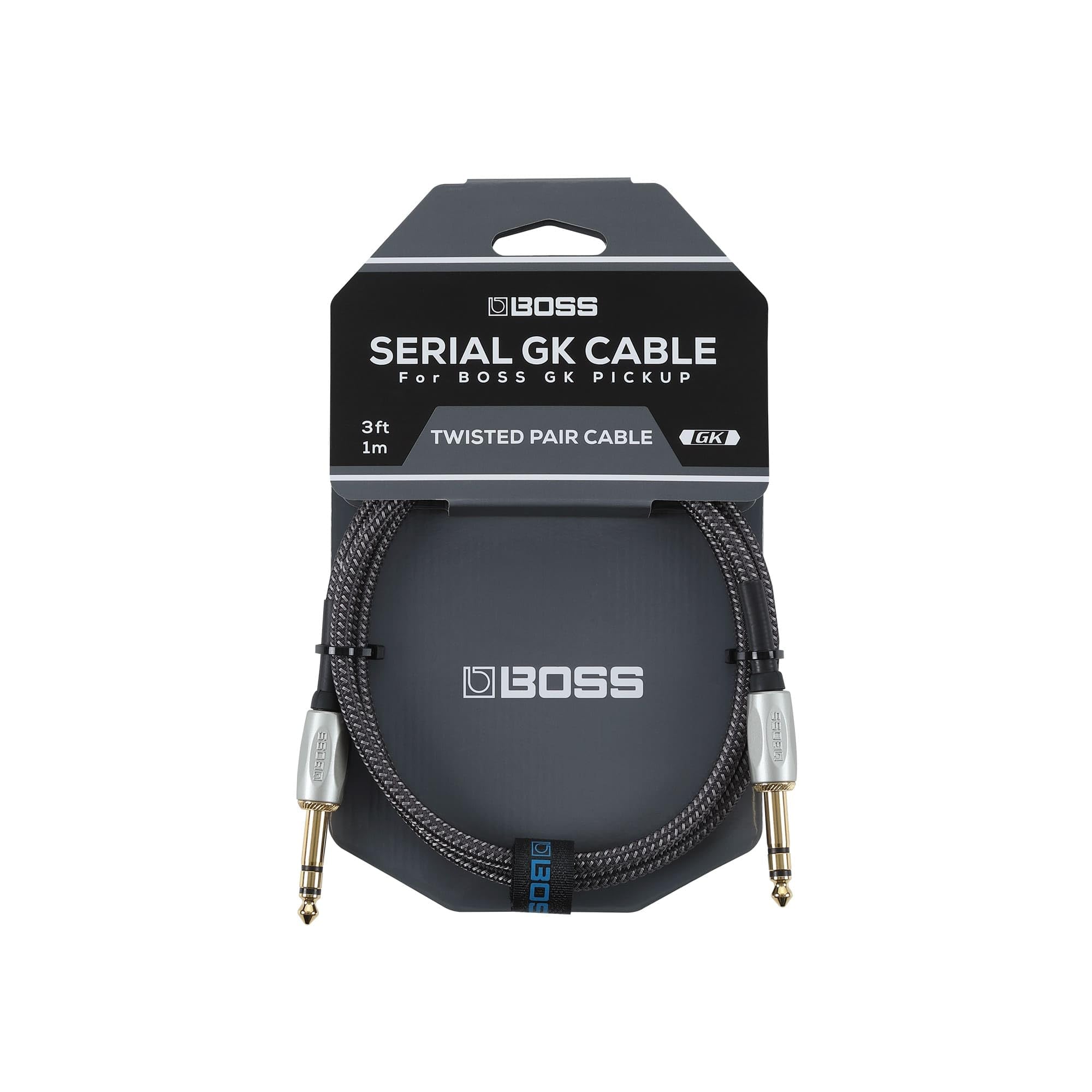 BOSS BGK-3 | Cable digital de alto rendimiento de 1 m para productos de sintetizador de guitarra Compatible con GM-800, GK-5, GK-5B, GKC-AD y GKC-DA