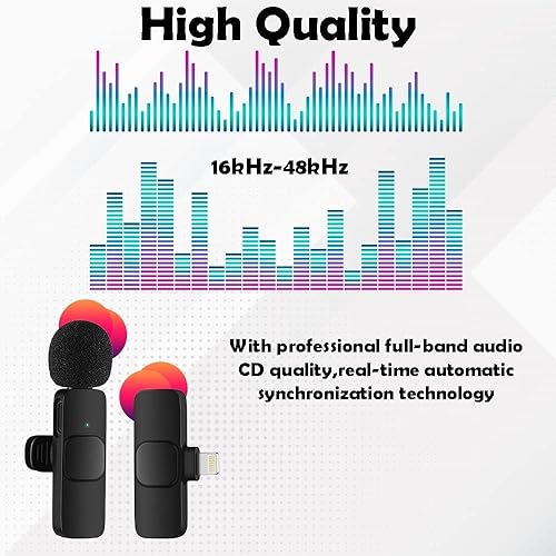 Miniatura 2 de Micrófono para Android  Mini micrófono  Micrófonos de clip  Micrófono inalámbrico Lavalier para Android iPad Micrófono Plug-Play Grabación de video,