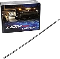 Vista 10 de iJDMTOY Kit de luces de xenón blanco de 5 bares/sección, 15 LED, para capó detrás de la rejilla, compatible con Tundra 2014-2021