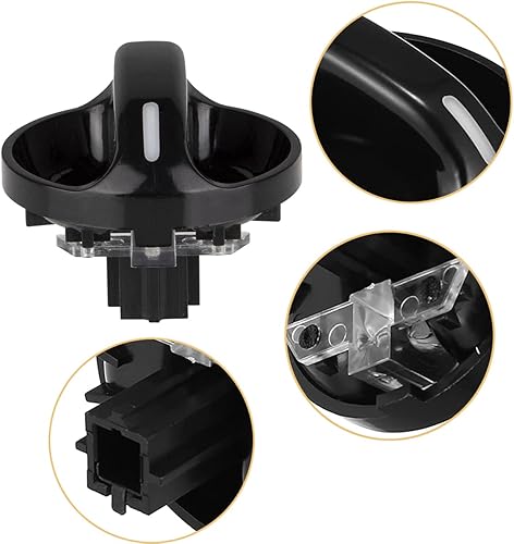 Miniatura 4 de 3Pcs 559050C010 AC Knobs Climate Control Switch Fits for 2000 2001 2002 2003 2004 2005 2006 Tundra Air Conditioner Heater Switch Replaces 55905-0C010