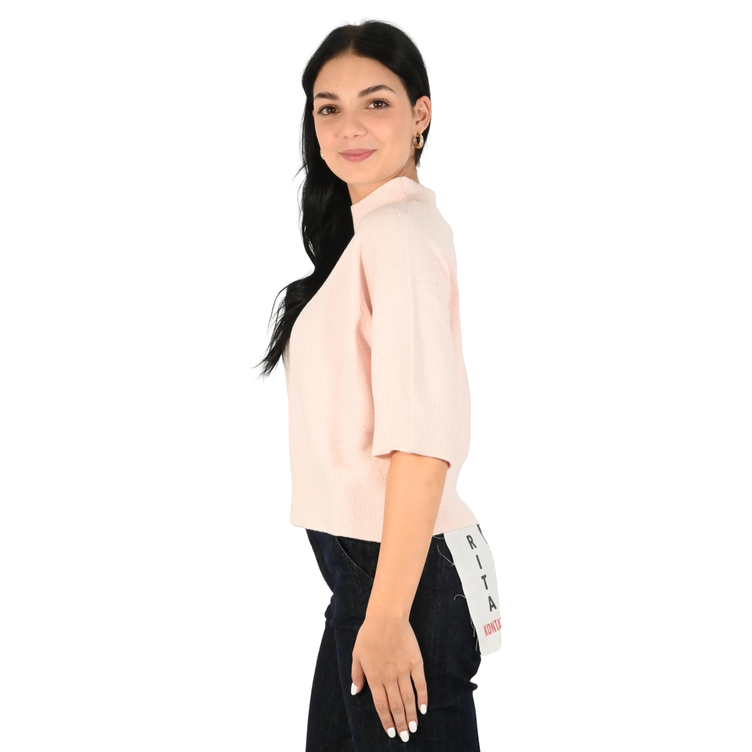Kontatto maglia donna rosa confetto 3M1746C