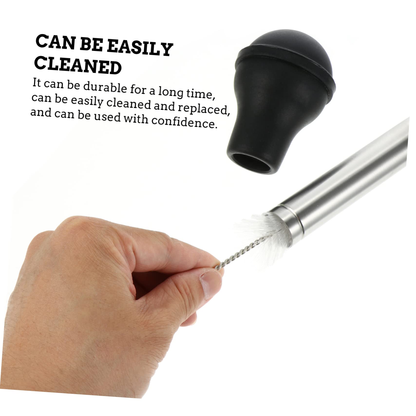 MAGICLULU Barbecue Turkey Injector Seasoning Injector Sauce Meal Turkey Lightweight Portable for Outdoor and Indoor Cooking Random