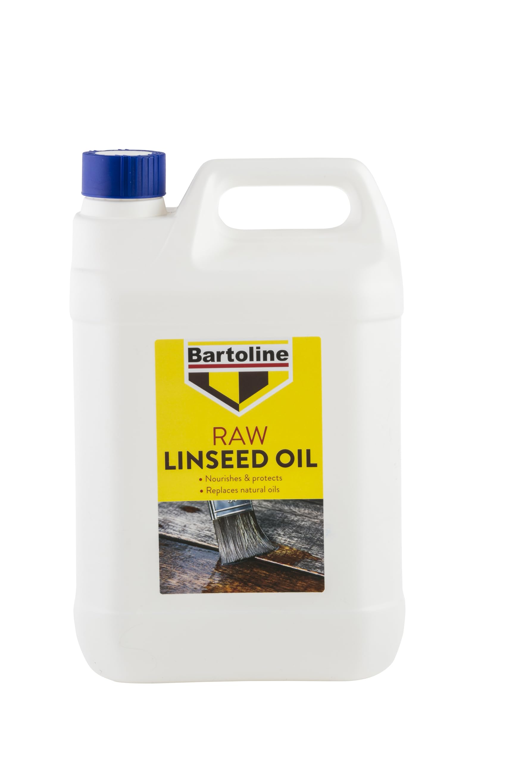 10 Litres Raw Linseed Oil Restores the Natural Sheen to Wood Bartoline (2 x 5L)